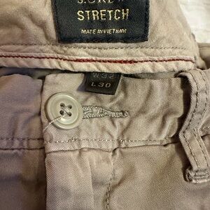 J. Crew Taupe Stretch Trousers